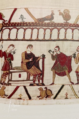 Owijacze na tkaninie z Bayeux z XI wieku