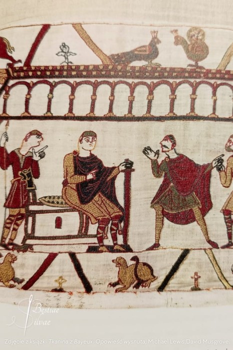 Owijacze na tkaninie z Bayeux z XI wieku